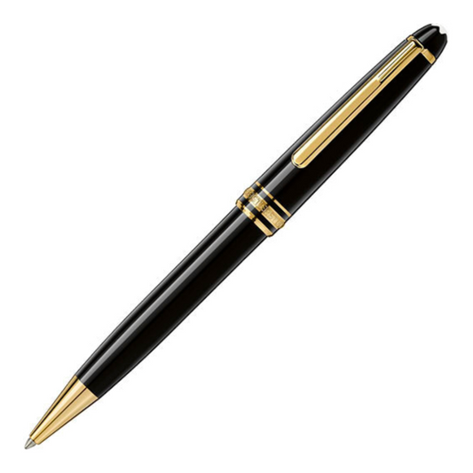 Montblanc Ballpoint - Black with Gold Trim (Meisterstück Classique)