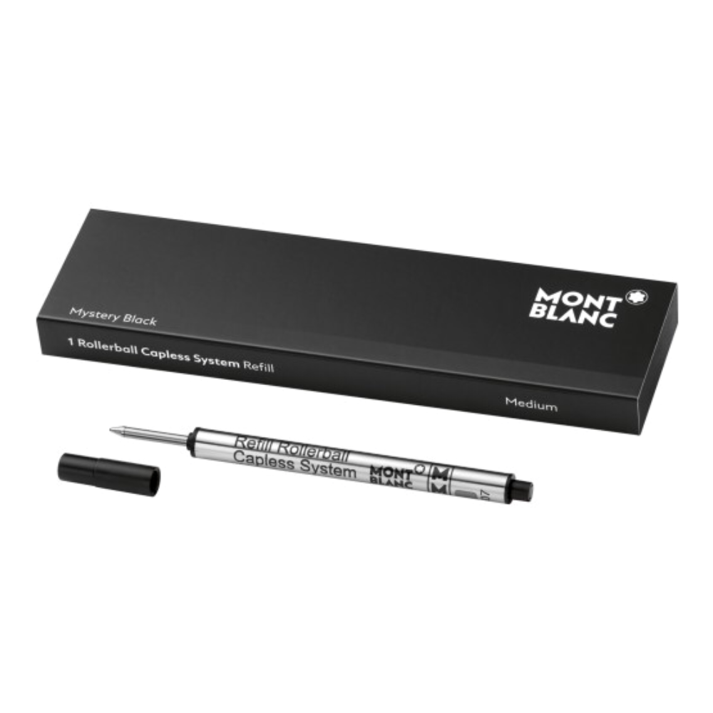 Montblanc Capless Rollerball Refill Mystery Black (Medium)