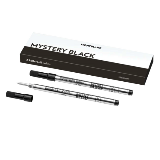 Montblanc Rollerball Refill - Mystery Black (2 ea)