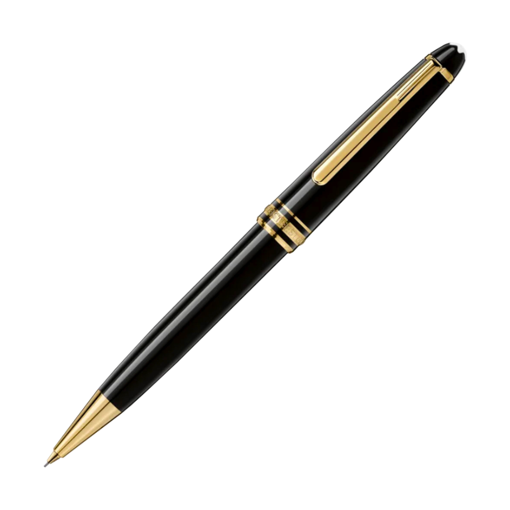 Montblanc Mechanical Pencil - Black with Gold Trim (Meisterstück Classique)