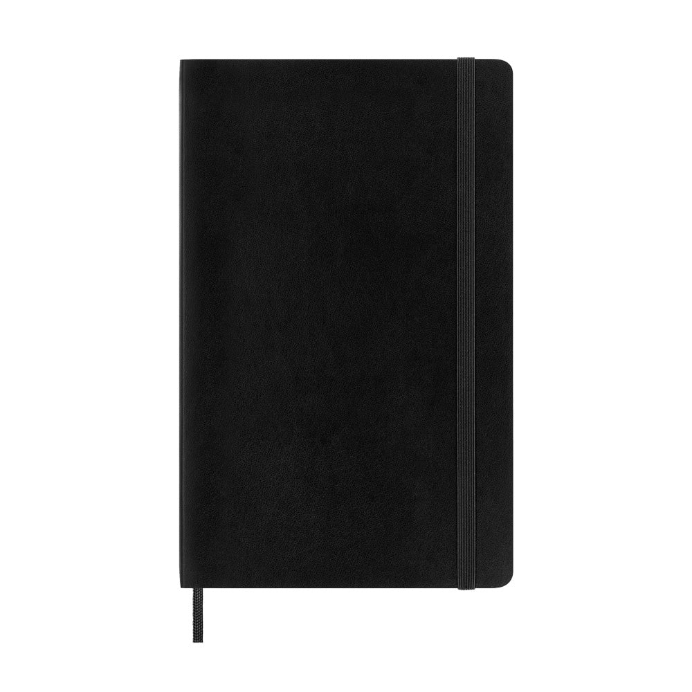 Moleskine Large Softcover Classic Plain Notebook - Black
