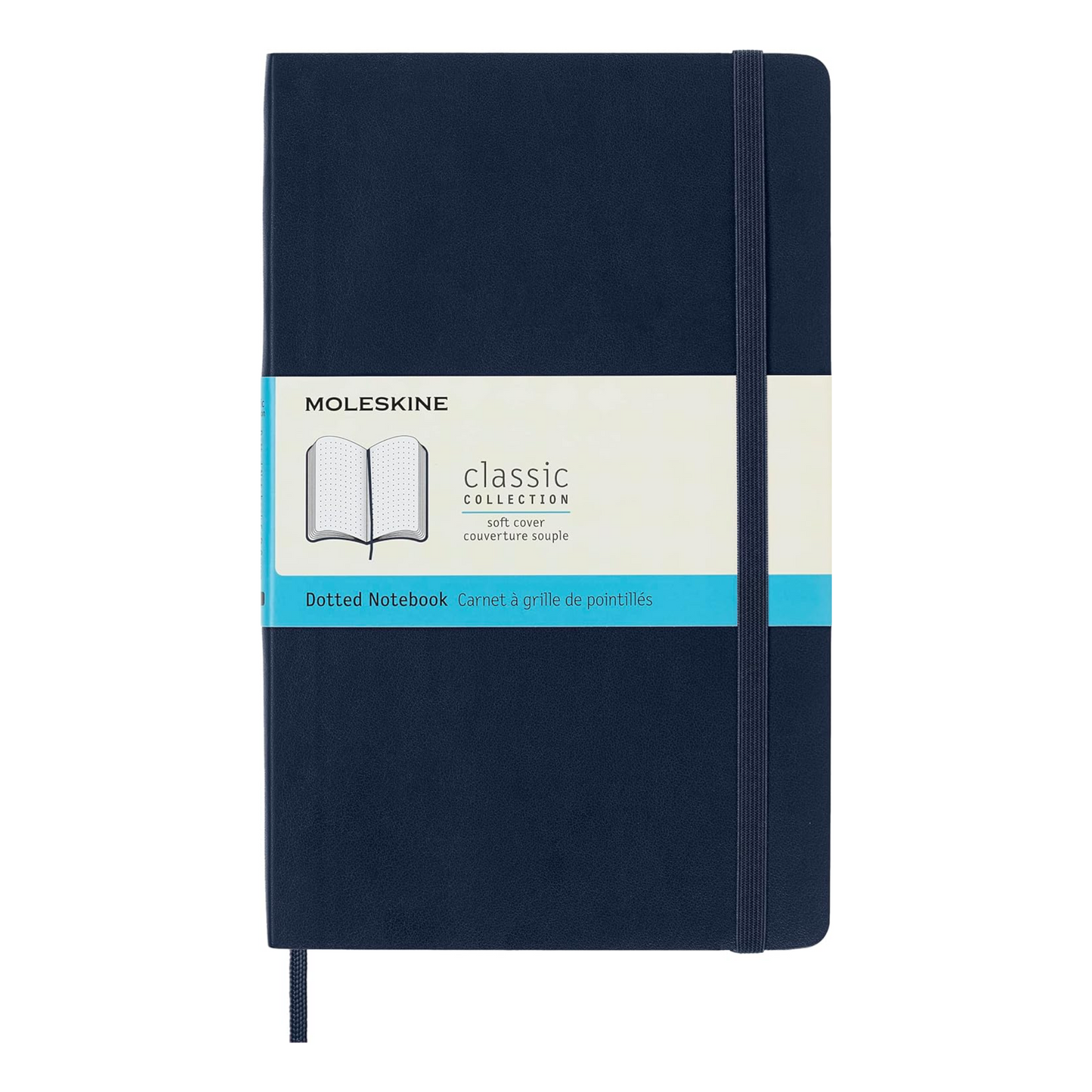 Moleskine Pocket Hardcover Classic Plain Notebook - Sapphire Blue