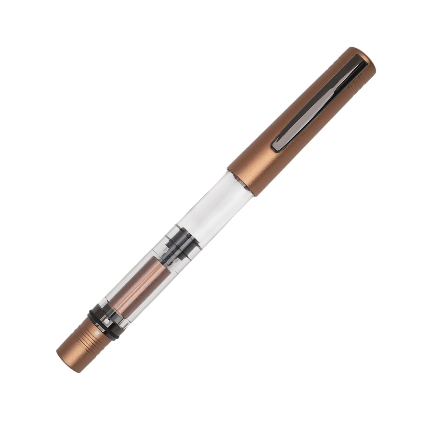 Monteverde MP1 Fountain Pen and Cylinder Pen Holder Set - Mocha Mousse (2025 Color of the Year)