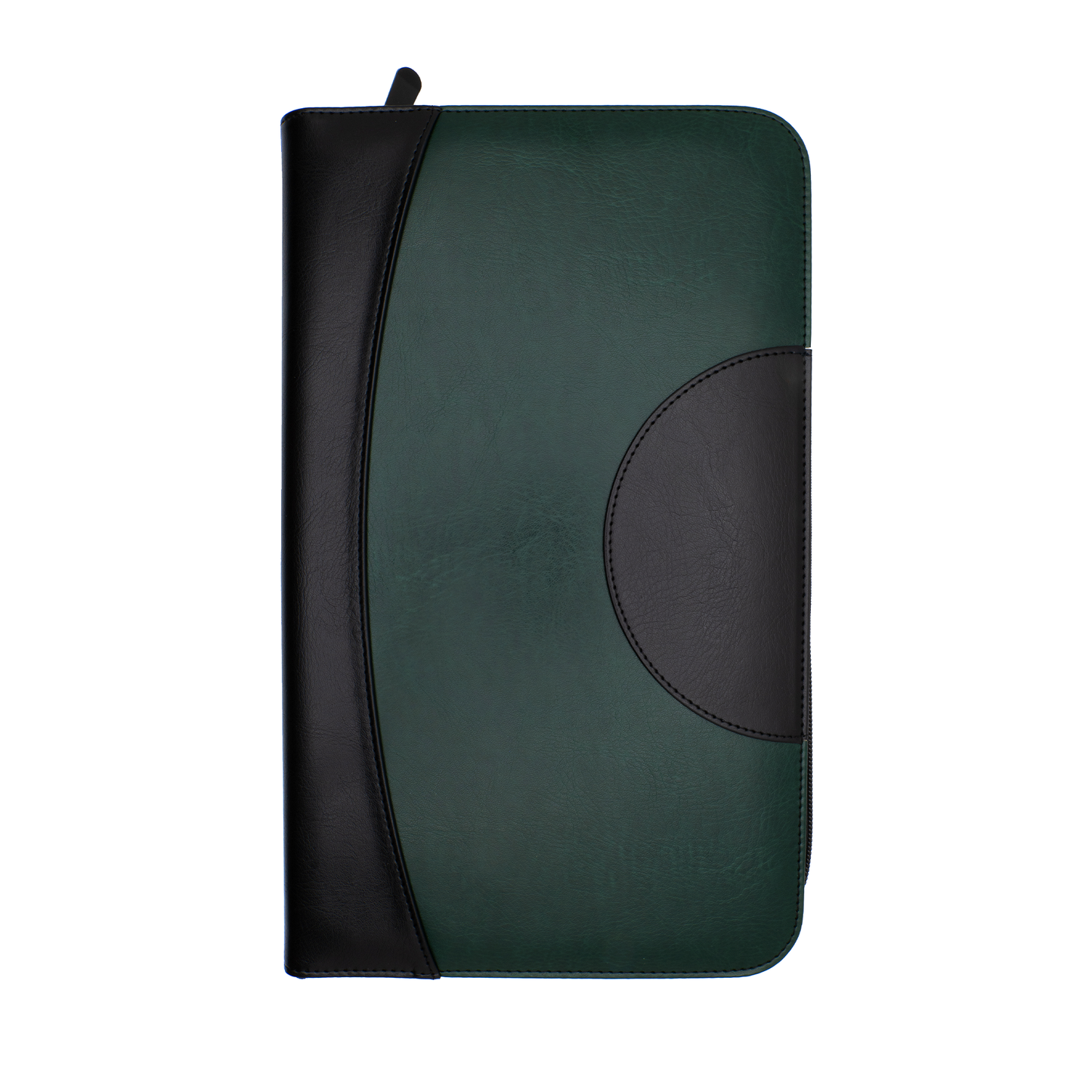 Monteverde Deluxe Collection Vegan Leather 24 Slot Zippered Pen Case - Green Black