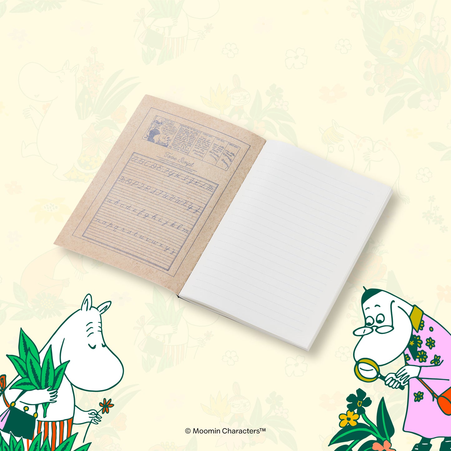 Esterbrook x Moomin x New York Botanical Gardens Passport-Size Lined Notebook Set - Small (Set of 3)