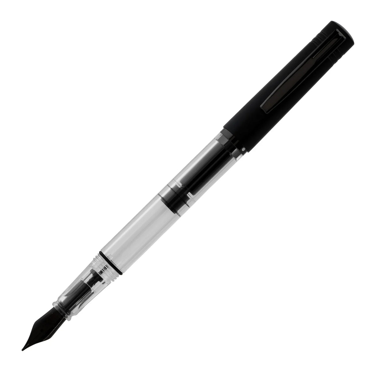Monteverde MP1 Fountain Pen and Bottled Ink Set - Black Noir (Limited Edition)