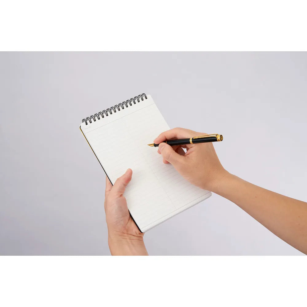 Maruman Mnemosyne N166 A5 Twin Ring Notepad - Lined (7mm)