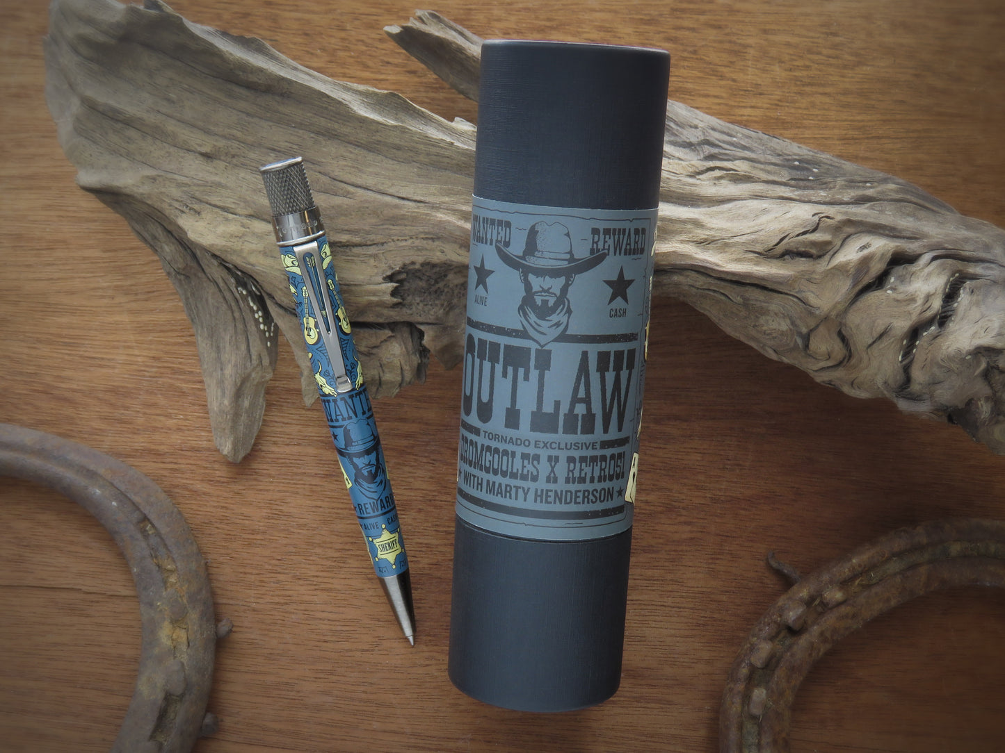 Retro 51 Tornado Rollerball - Dallas Pen Show 2025 - Outlaw (Dromgoole's & Marty Exclusive)
