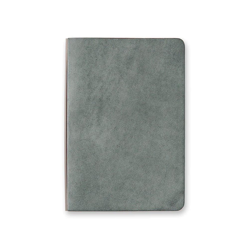 ミニページ PLOTTER Mini Size Shiranami 6-Ring Leather Binder - Blue