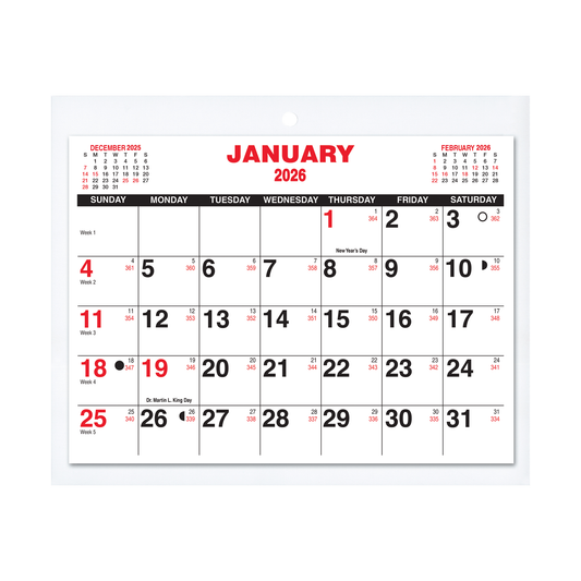 Payne 2026 Easel-Back Calendar (6.5 x 5.5)