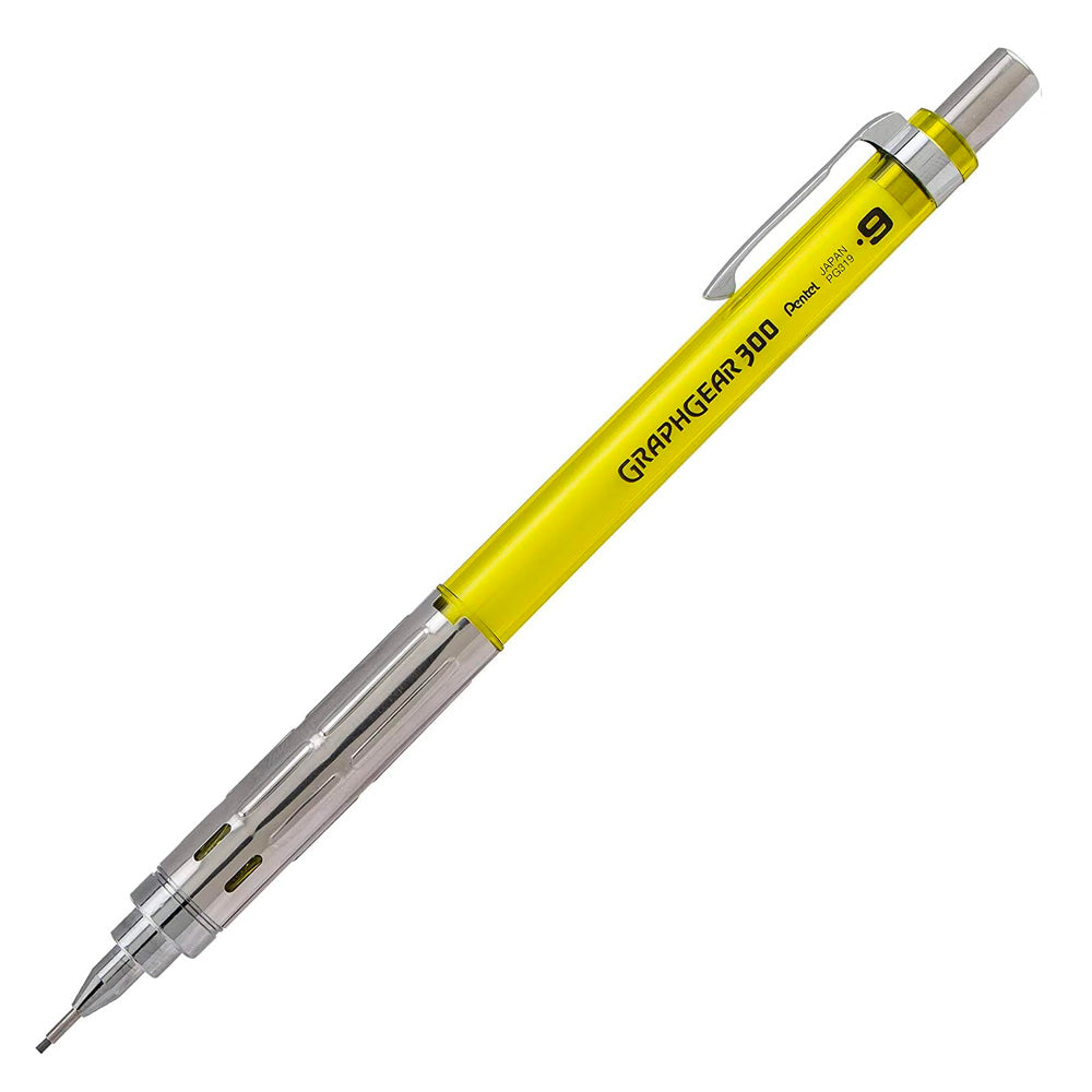 Pentel GraphGear 300 Premium Mechanical Pencil - .9mm Yellow