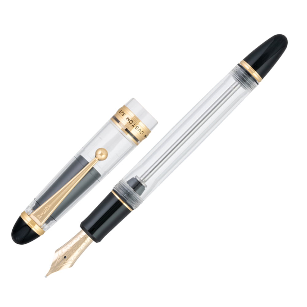 Pilot Custom 823 Fountain Pen - Clear – Dromgoole's Fine Writing