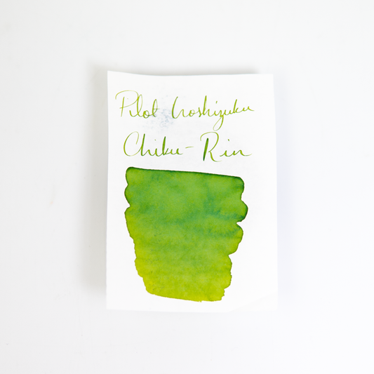 Pilot Iroshizuku Bottled Ink - Chiku-Rin Bamboo Forest (15ml)
