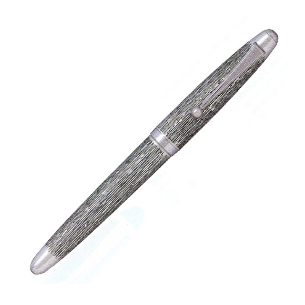 Pilot Sterling Silver Fountain Pen - Silvern Tsumugi – Dromgoole's