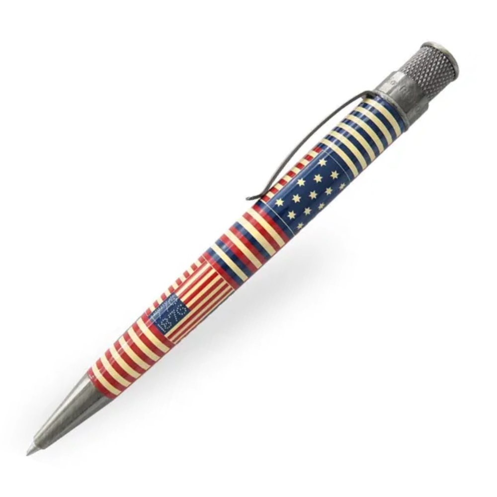 Retro 51 Collection Tornado Rollerball - Patriot-Open Tube