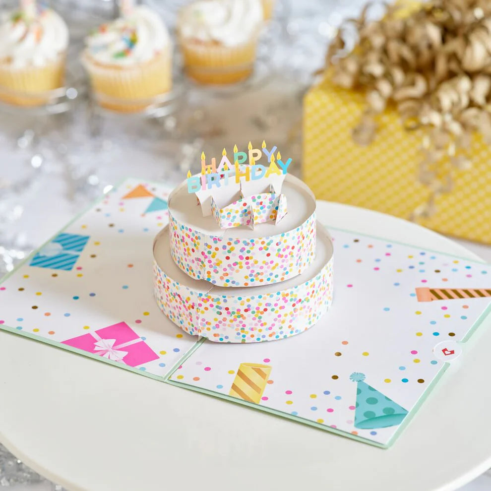 Lovepop Pop-Card - Sprinkles Birthday Cake