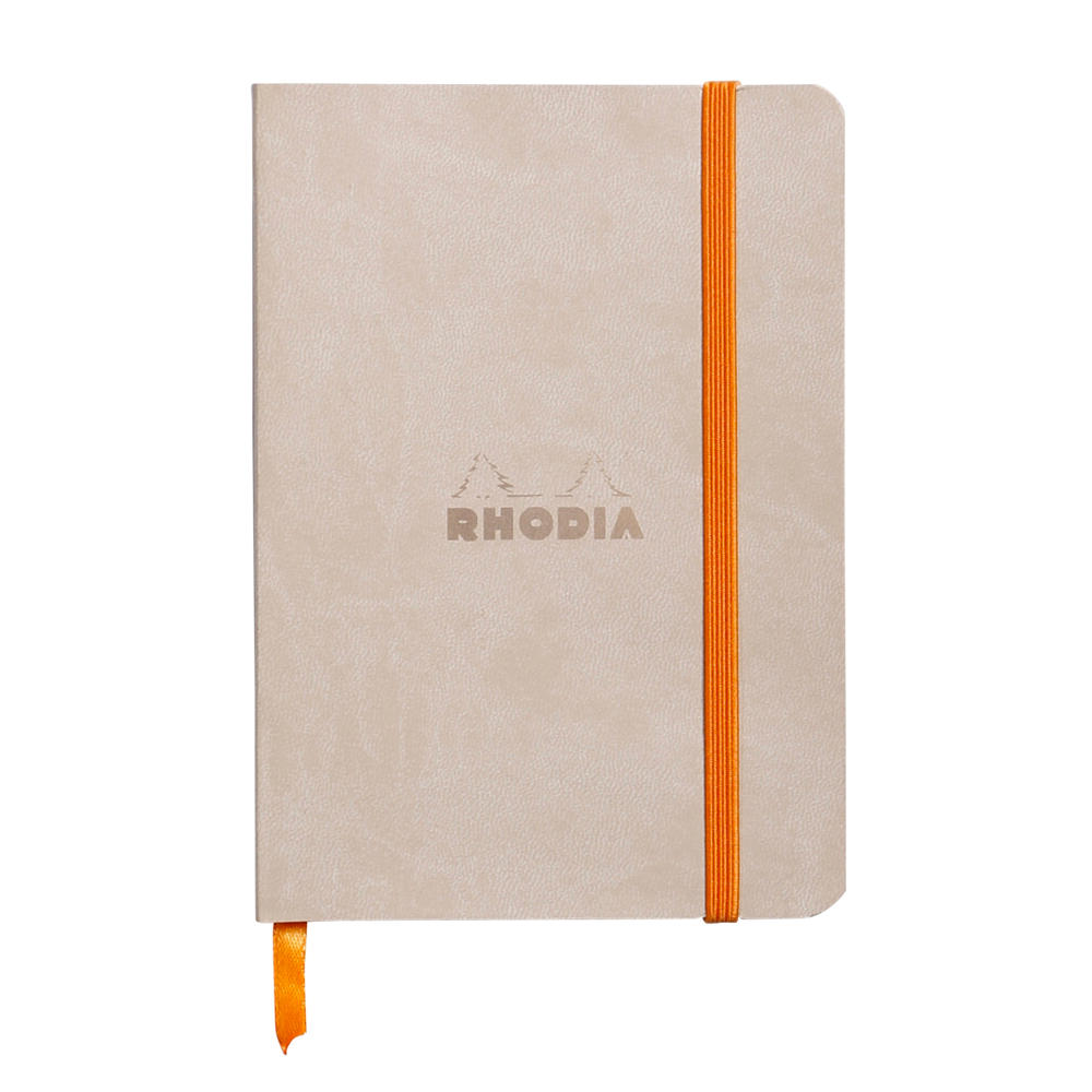 Rhodia Rhodiarama Webnotebook A6 Lined Softcover - Beige