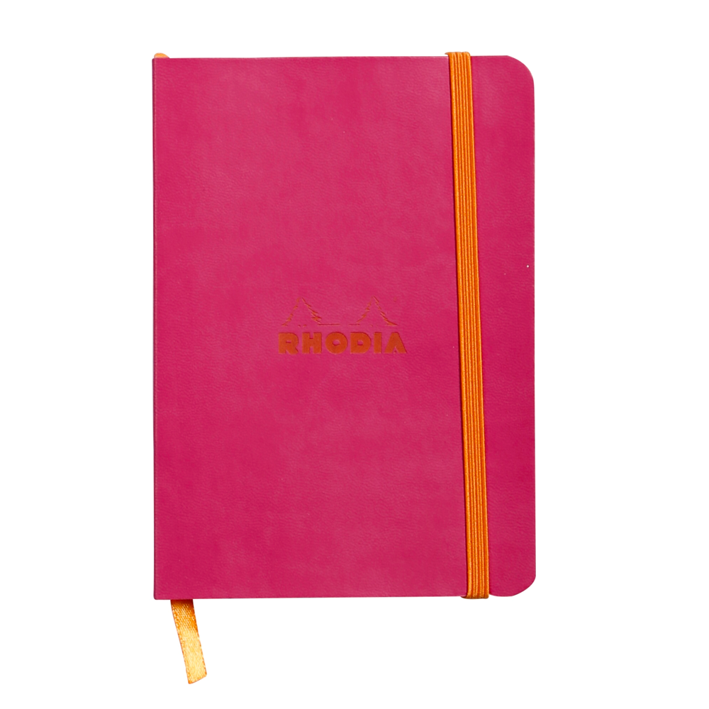 Rhodia Rhodiarama Webnotebook A6 Lined Softcover - Raspberry