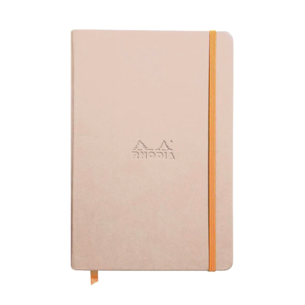 Rhodia Rhodiarama Webnotebook A5 Lined Hardcover - Beige