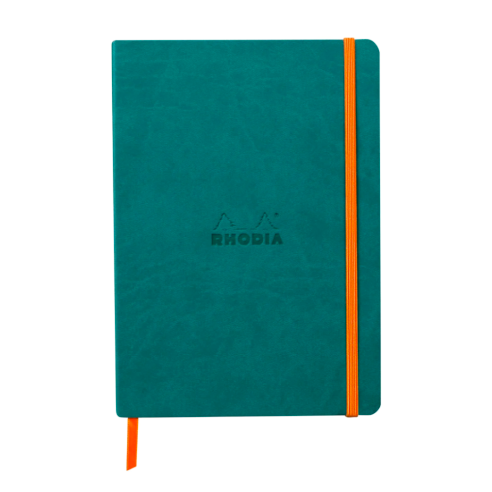 Rhodia Rhodiarama Webnotebook Softcover A5 Lined - Peacock
