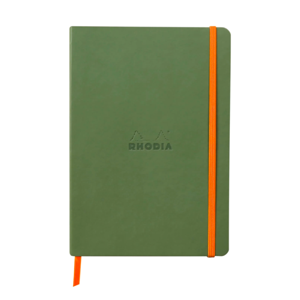 Rhodia Rhodiarama Webnotebook Softcover A5 Dot Grid - Sage