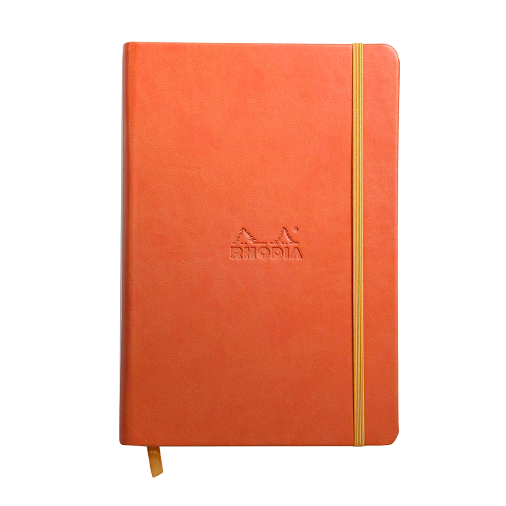 Rhodia Rhodiarama Webnotebook Softcover A5 Dot Grid - Tangerine