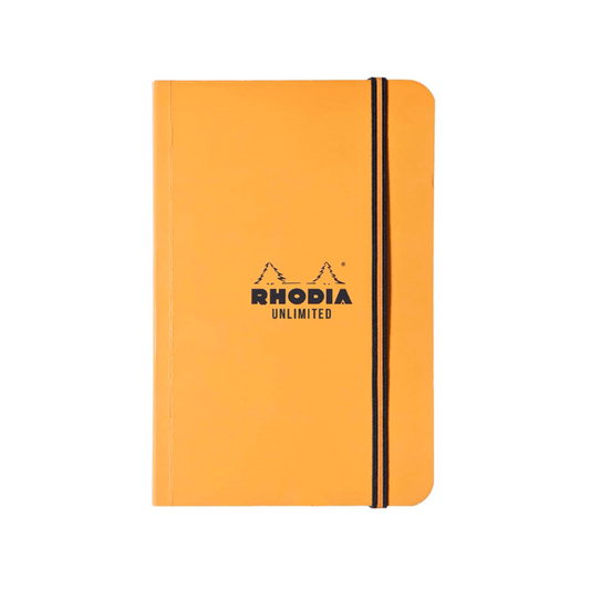 Rhodia Unlimited Lined Notebook (3.5 x 5.5) - Orange