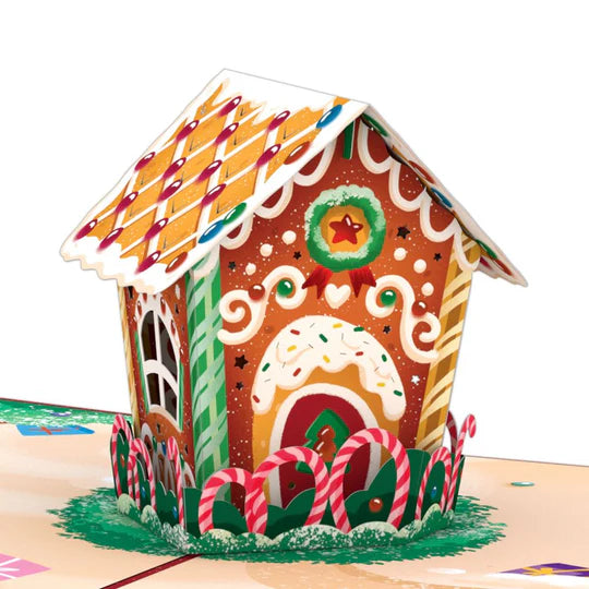 Lovepop Pop-Up Card - Gingerbread House