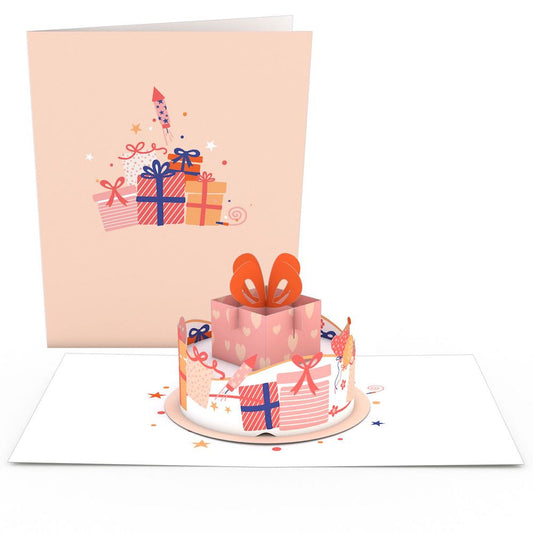 Lovepop Paperpop - Happy Birthday Gift Cake