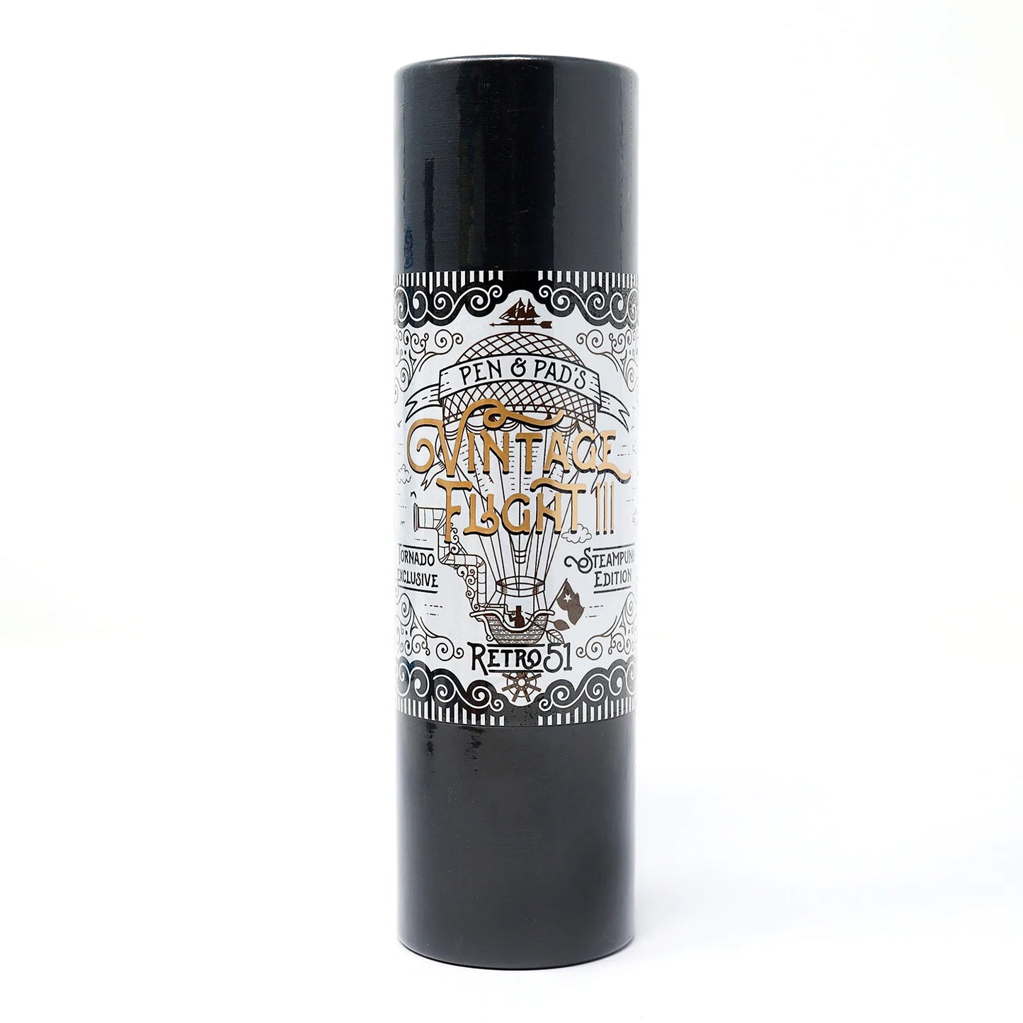 Retro 1951 Collection Tornado Rollerball - Vintage Flight III Steampunk - Glow in the Dark (Pen & Pad Exclusive)