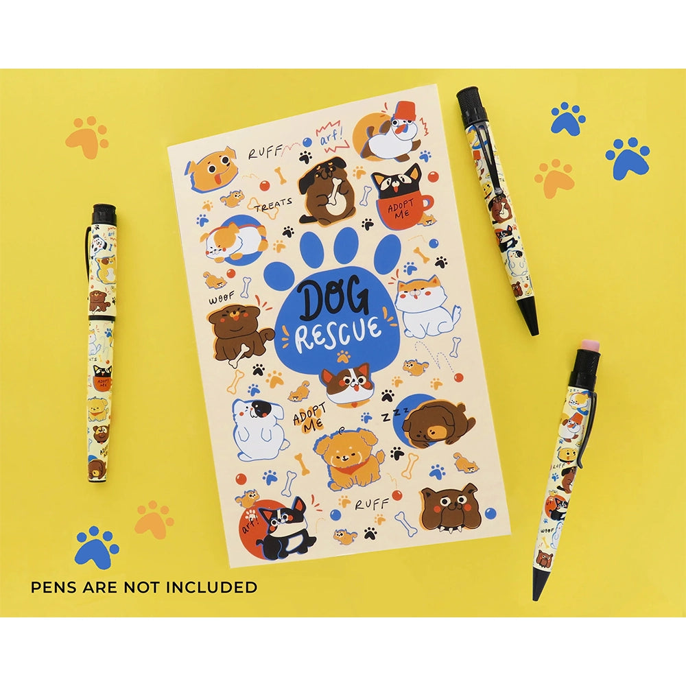 Retro 51 Classic Notebook - Dog Rescue (Dotted)