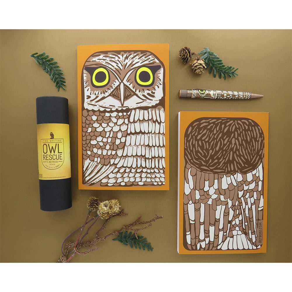 Retro 51 Classic Notebook - Owl Rescue (Dotted)
