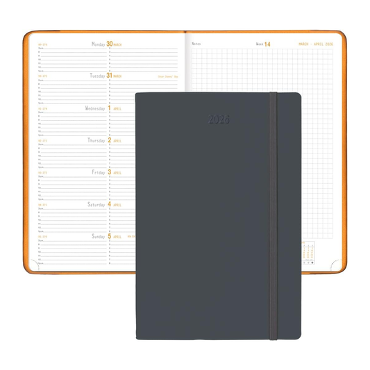 Rhodia 2026 Webplanner Weekly Planner - Titanium