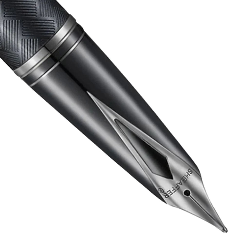 Sheaffer Legacy Fountain Pen - Matte Black Chevron with Gunmetal Trim