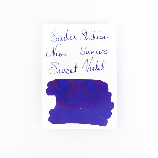 Sailor Shikiori Nioisumire - 20ml Bottled Ink