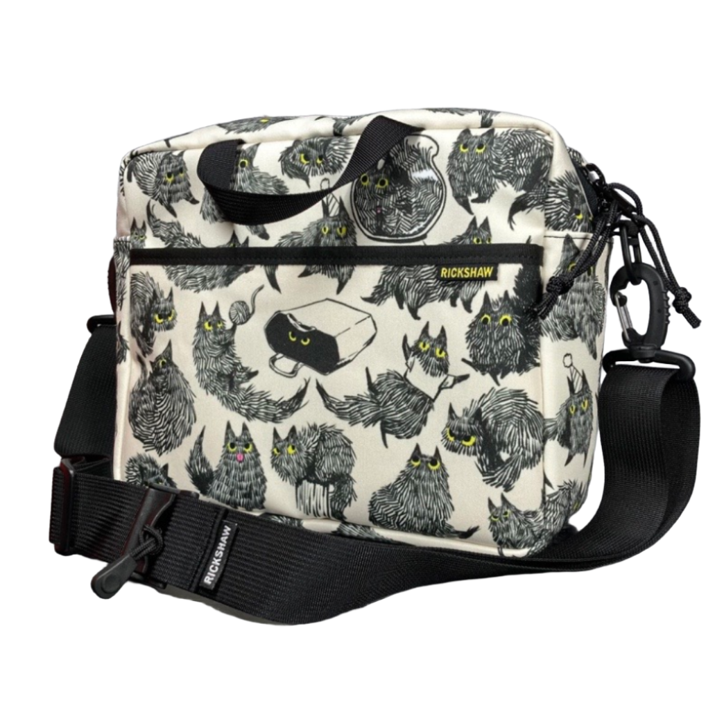 バッグ YUKI Rickshaw Bagworks Banzai Bag - Yuki Cat – Dromgoole's Fine Writing