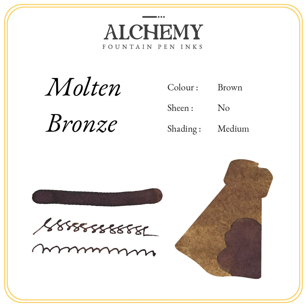 Endless Alchemy Stardust Molten Bronze (45ml) Bottled Ink