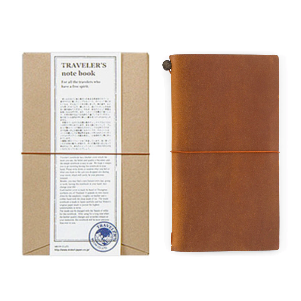 TRAVELER'S Notebook Regular Size Starter Kit - Camel – Dromgoole's