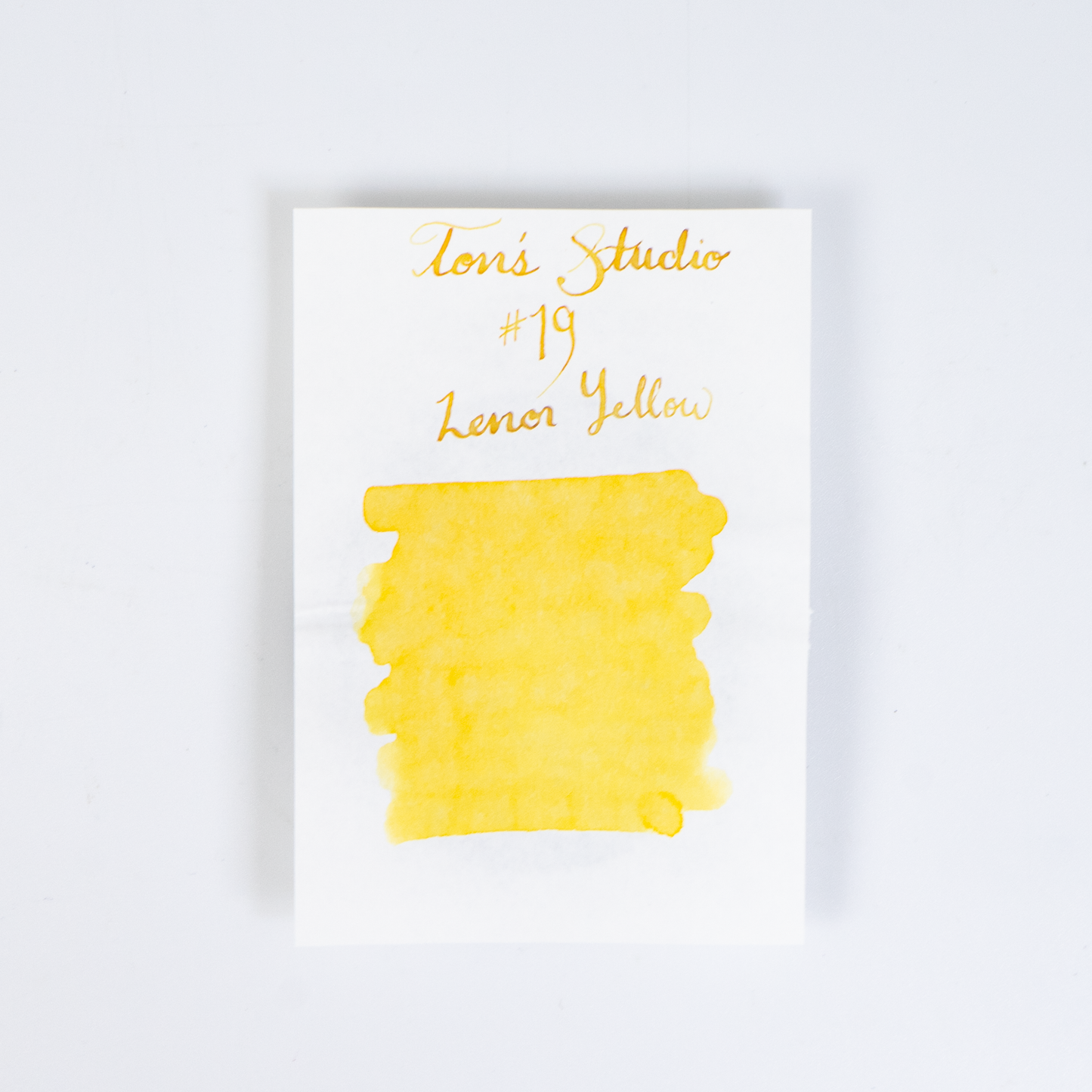 Tom's Studio 19 Lemon Yellow (50ml) Bottled Ink