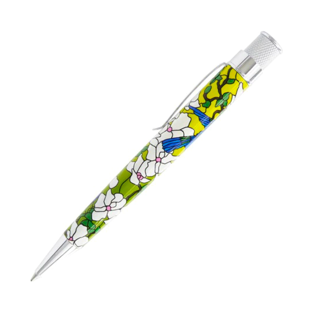 Retro 51 Collection Tornado Rollerball - Tiffany Favrile Parrots (Metropolitan) - Generic Box