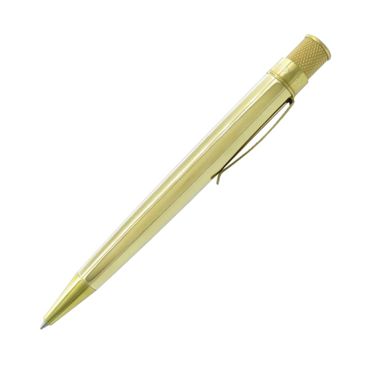 Retro 51 Collection Tornado Rollerball - Raw Brass (Vintage Metalsmith) - Open Tube
