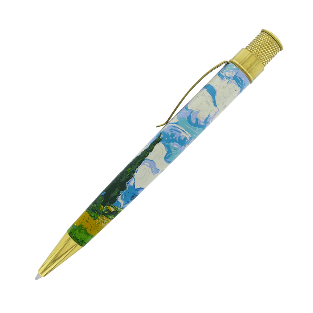 Retro 51 Collection Tornado Rollerball - Van Gogh Wheat Fields with Cypresses (Metropolitan)
