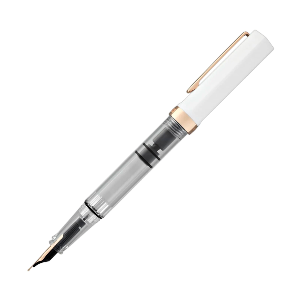 TWSBI ECO ホワイト ローズゴールド太字 未使用 TWSBI ECO Fountain Pen - White Rose Gold – Dromgoole's Fine