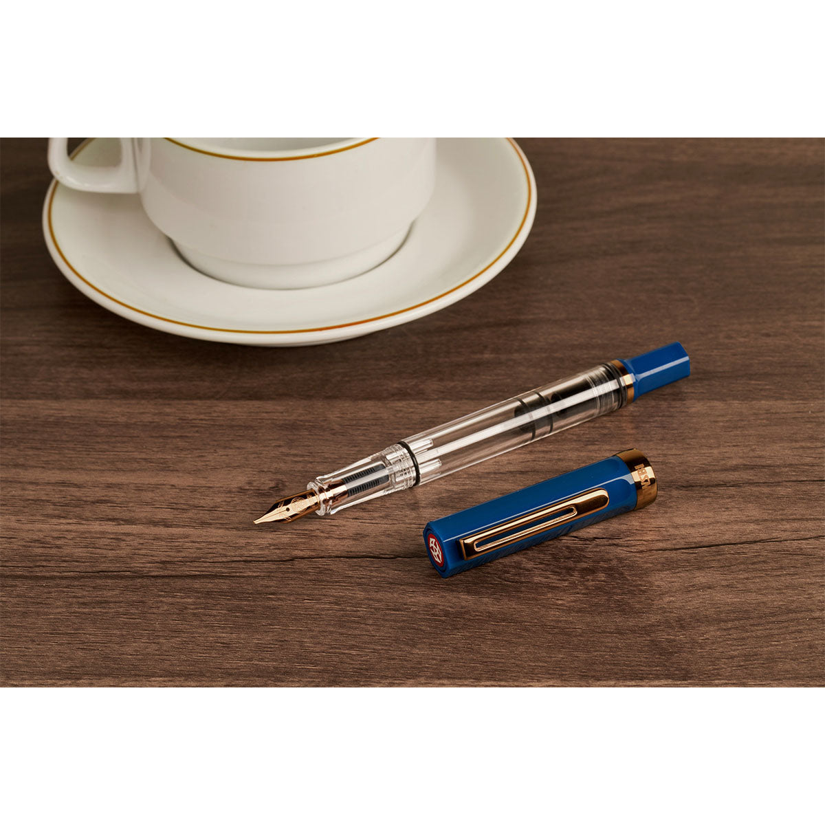 TWSBI ECO Fountain Pen - Indigo Blue with Bronze Trim