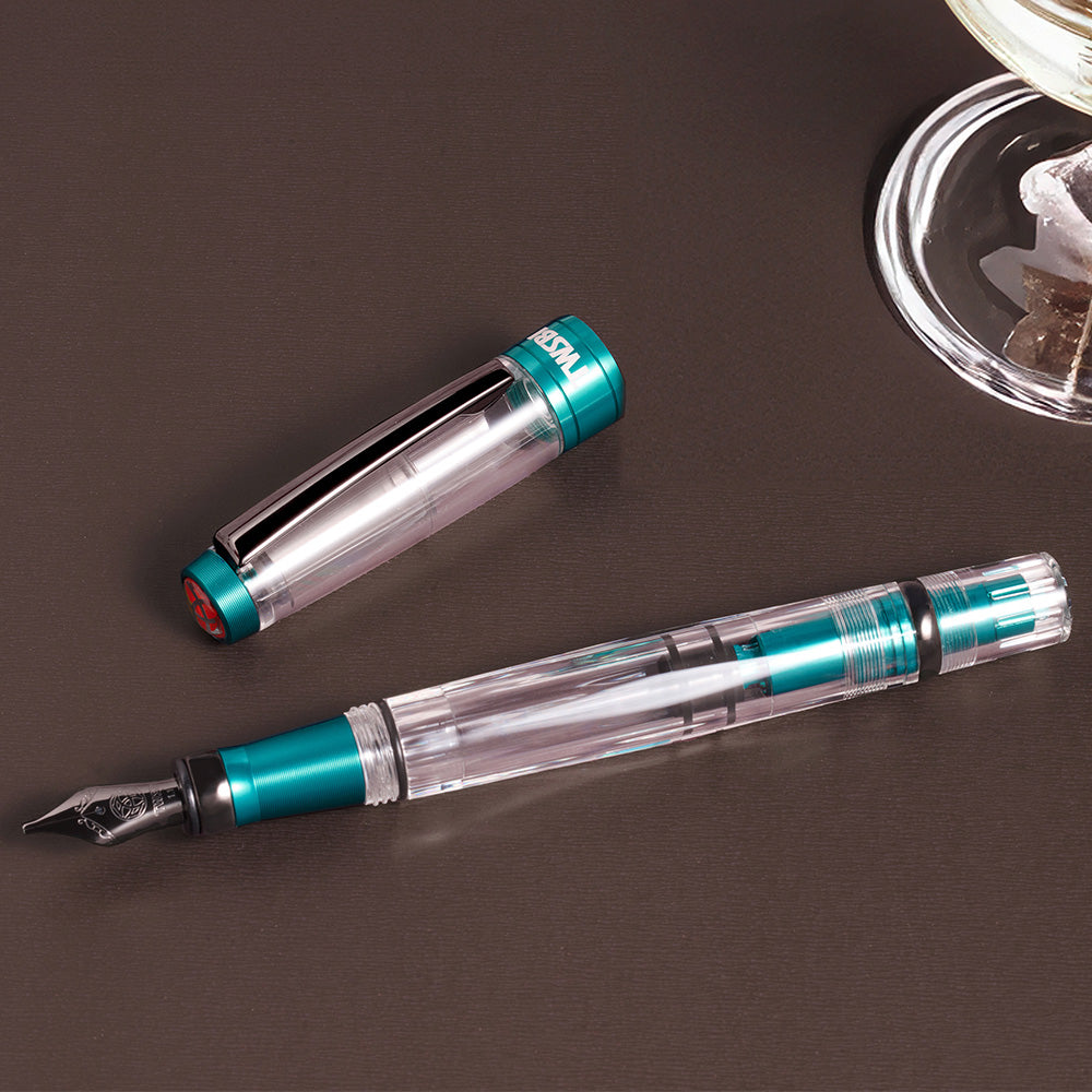 TWSBI Diamond 580 ALR Fountain Pen - Caribbean with Onyx