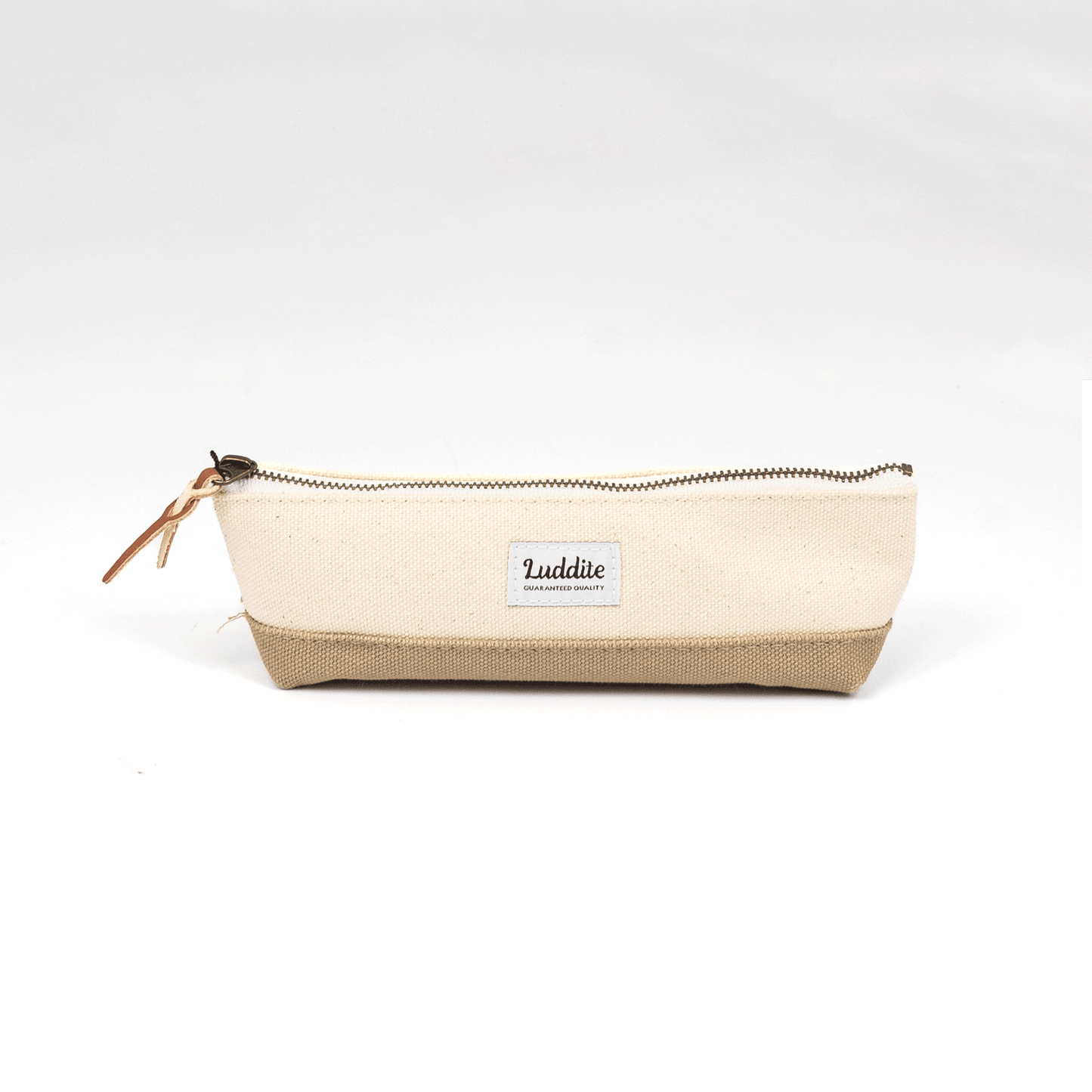 Luddite Two-Tone Boat Pen Case - Mocha