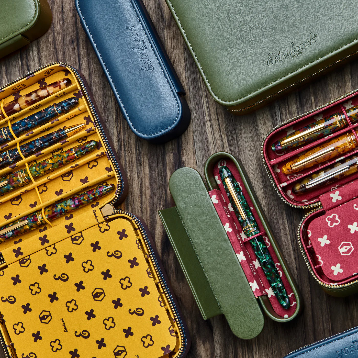 Esterbrook Double Pen Nook - Moss Green