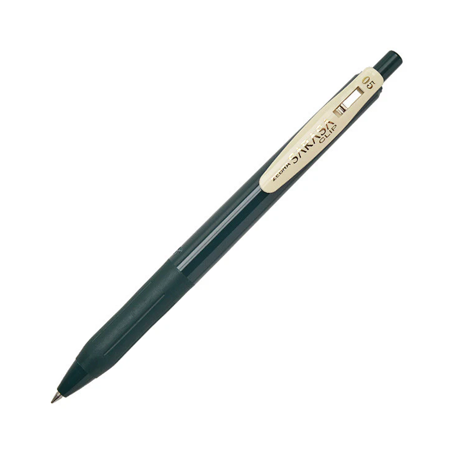 Sarasa Clip Gel Pen 0.5mm - Vintage Green Black