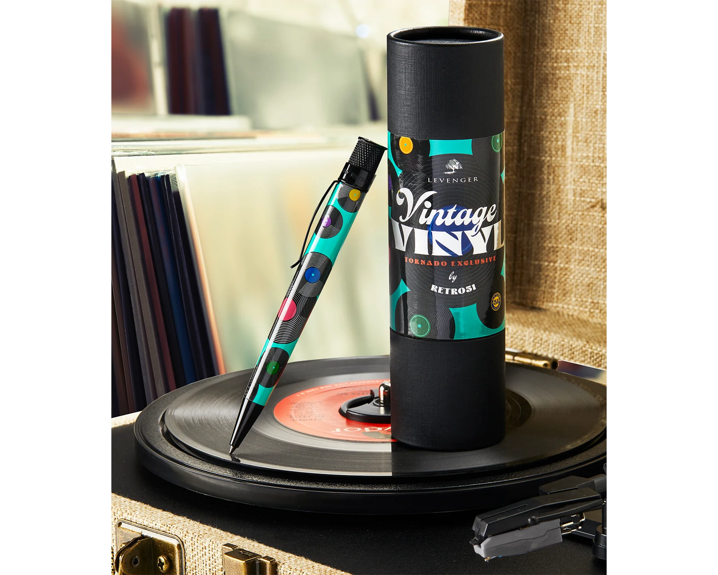 Retro 1951 Collection Tornado Rollerball - Vintage Vinyl (Levenger Exclusive)