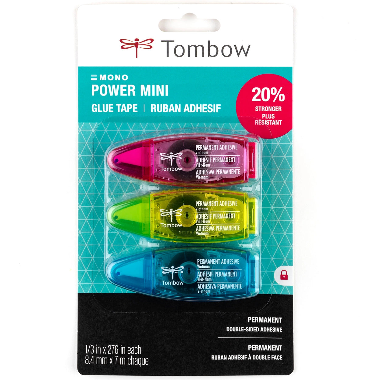 Mono Power Mini Glue Tapes - 3-Pack